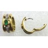 orecchini in oro, smeraldi e diamanti EURO 860