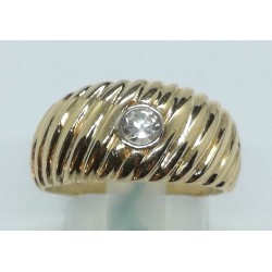 anello oro con zircone EURO 520
