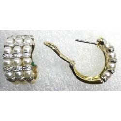 orecchini in oro, perle e diamanti EURO 1460