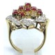 anello oro, rubini e diamanti EURO 1500