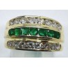 anello oro, smeraldo e diamanti EURO 1190