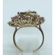 anello oro con brillanti, zaffiri e rubini EURO 580