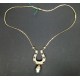 collier oro 18KT  EURO con brillanti, rubini, zaffiri e perla tahiti EURO 6670
