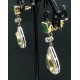 orecchini in oro, diamanti e smeraldi EURO 1350