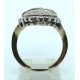 anello oro 14kt, argento, diamanti, rubini EURO 1050