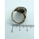 anello oro 14kt, argento, diamanti, rubini EURO 1050