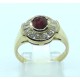 anello oro, diamanti e rubino EURO 1500