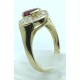 anello oro, diamanti e rubino EURO 1500