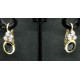orecchini in oro diamanti e zaffiri EURO 920