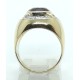 anello oro, diamanti e pietra viola prezzo su richiesta
