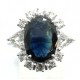 anello oro zaffiro e diamanti EURO 3430