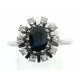 anello oro zaffiro e diamanti EURO 880