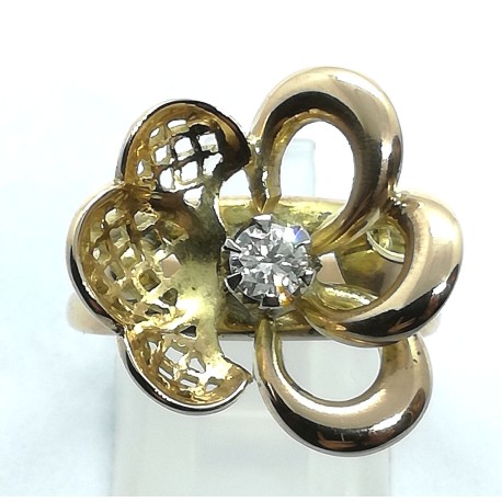 anello oro e diamante EURO 1700