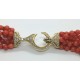 collana in oro, corallo e diamanti prezzo su richiesta