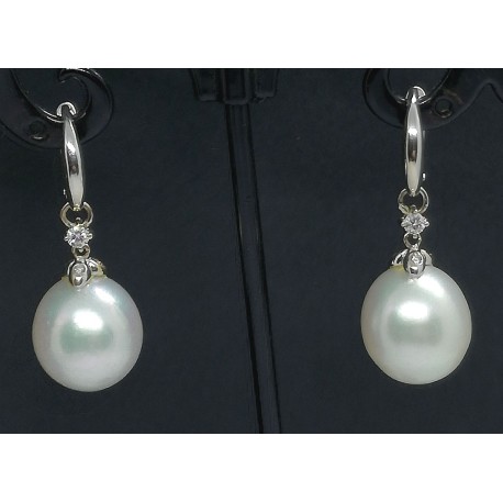 orecchini in oro diamanti e perle EURO 1500
