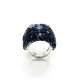Anello in oro con zaffiri naturali e diamanti EURO 4100