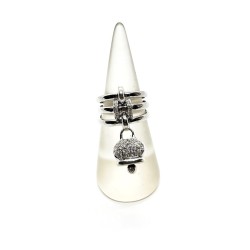 Anello in oro bianco e diamanti EURO 2130