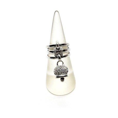 Anello in oro bianco e diamanti EURO 2130