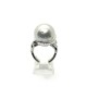 Anello in oro, perla e diamanti EURO 2250