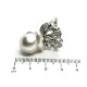 Anello in oro, perla e diamanti EURO 2250