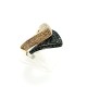 Anello in oro con diamanti bianchi e neri EURO 3500