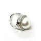 Anello in oro con perla e diamanti EURO 3800