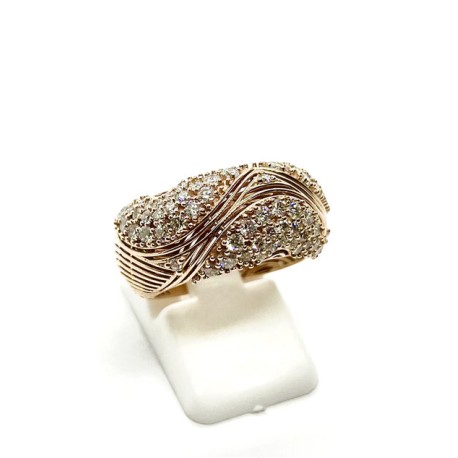 Anello in oro con diamanti EURO 2550