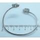 bracciale in oro, diamanti e acquamarina prezzo su richiesta
