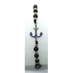 bracciale in oro, pietra blu, diamanti e altro materiale, tessuto prezzo su richiesta