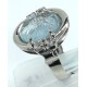 anello oro, brillanti e acqua marina EURO 820