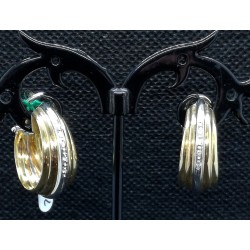 orecchini in oro e zirconi EURO 890