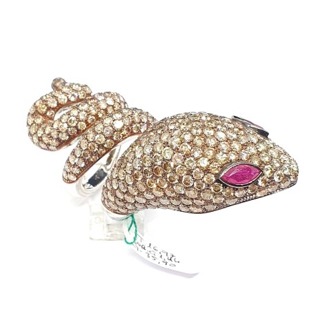 Anello oro diamanti  e rubini Euro 12060