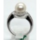 Anello oro e diamanti e perla EURO 1220