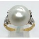 Anello oro, diamanti e perla EURO 1200