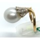 Anello oro, diamanti e perla EURO 1200