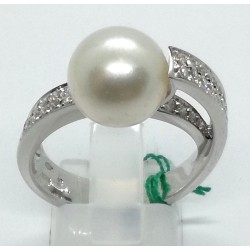 Anello oro, diamanti e perla EURO 1200