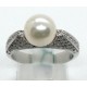 Anello oro, diamanti e perla EURO 1000