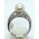 Anello oro, diamanti e perla EURO 2100