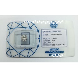 Diamante ct. 1,17 EURO 6480