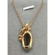 collana oro con diamanti e quarzo fumè EURO 1180